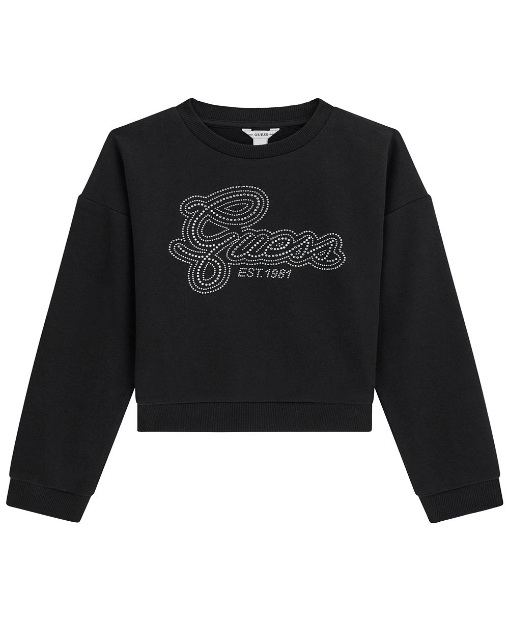 GUESS Girls' 7-16 Long-Sleeve Sweatshirt