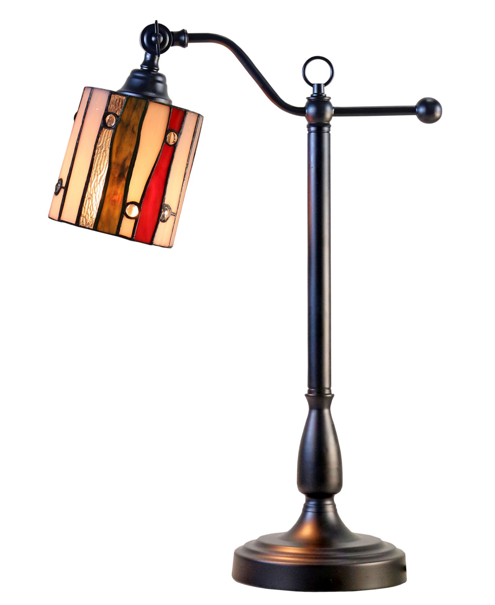 Dale Fiffany El Anza 24" Handmade Tiffany Desk Lamp
