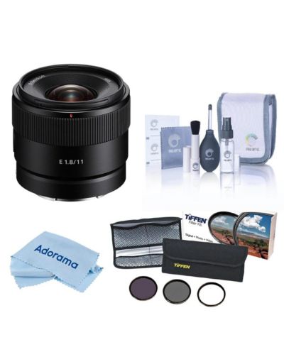 Sony E 11mm f/1.8 Lens, Bundle with 55mm Filter Kit