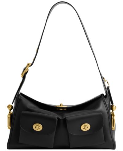 Сумка через плечо COACH Haversack Large Leather Turnlock