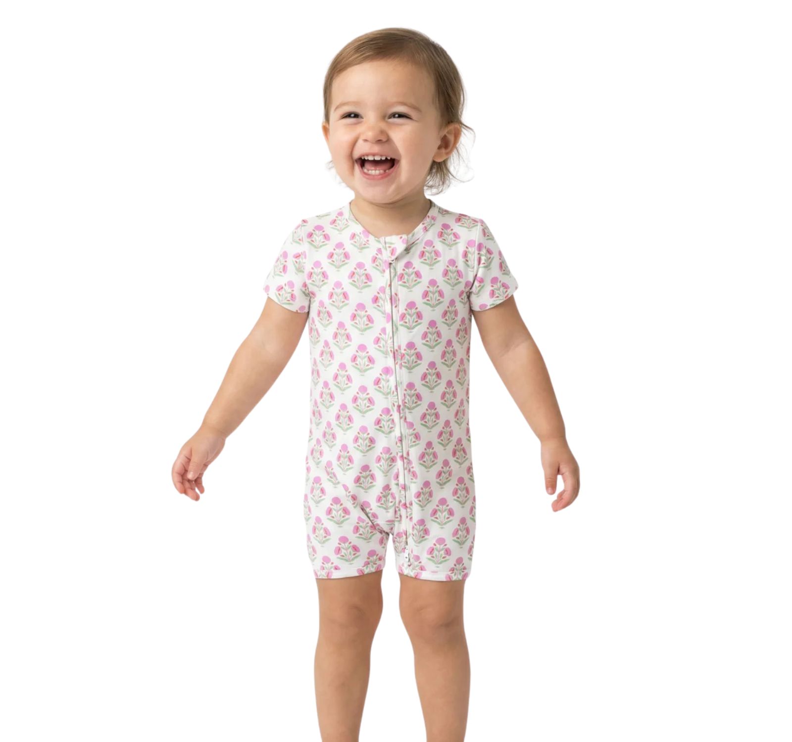 Розовый слип Motette Baby Girls Bamboo
