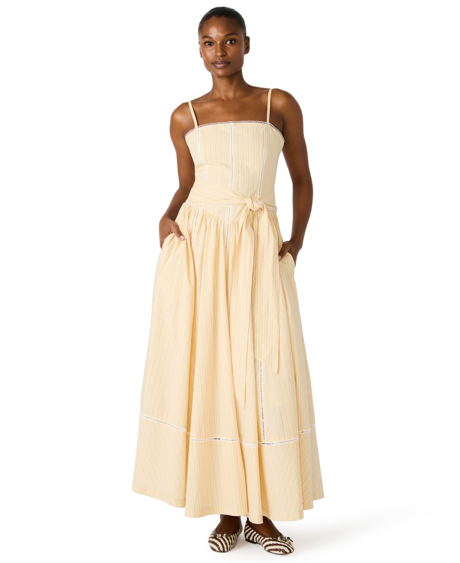Steve Madden Square Neck Maxi Dress