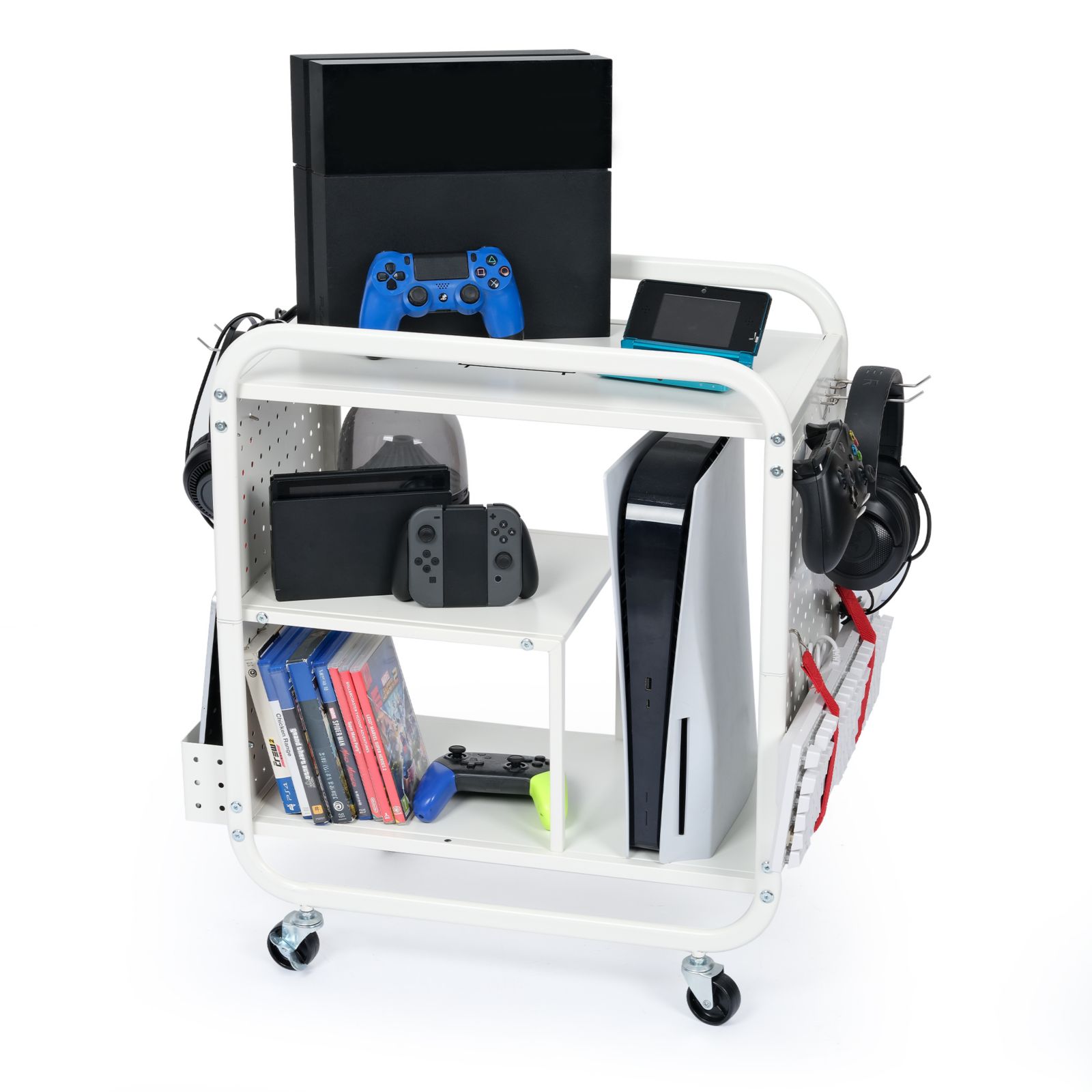Органайзер для игровой консоли Mythinglogic Metal Gaming Console Storage Organizer and Controller Holder