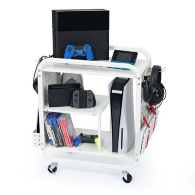 Mythinglogic Metal Gaming Console Storage Organizer and Controller Holder