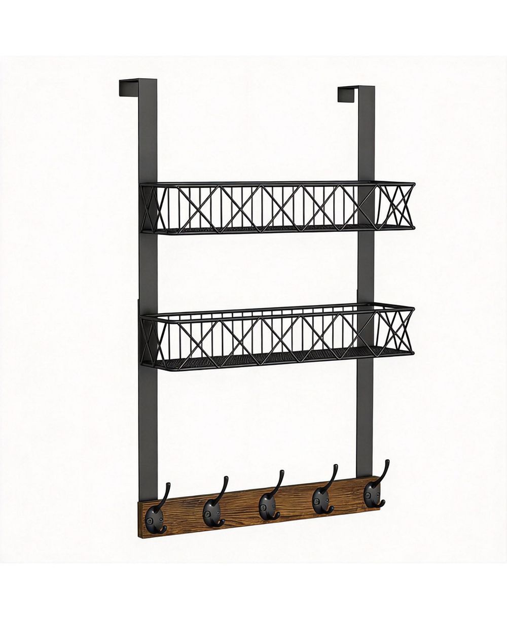 YIGII 5-Hook Over Door Organizer