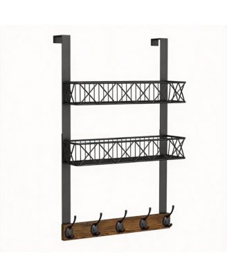 YIGII 5-Hook Over Door Organizer