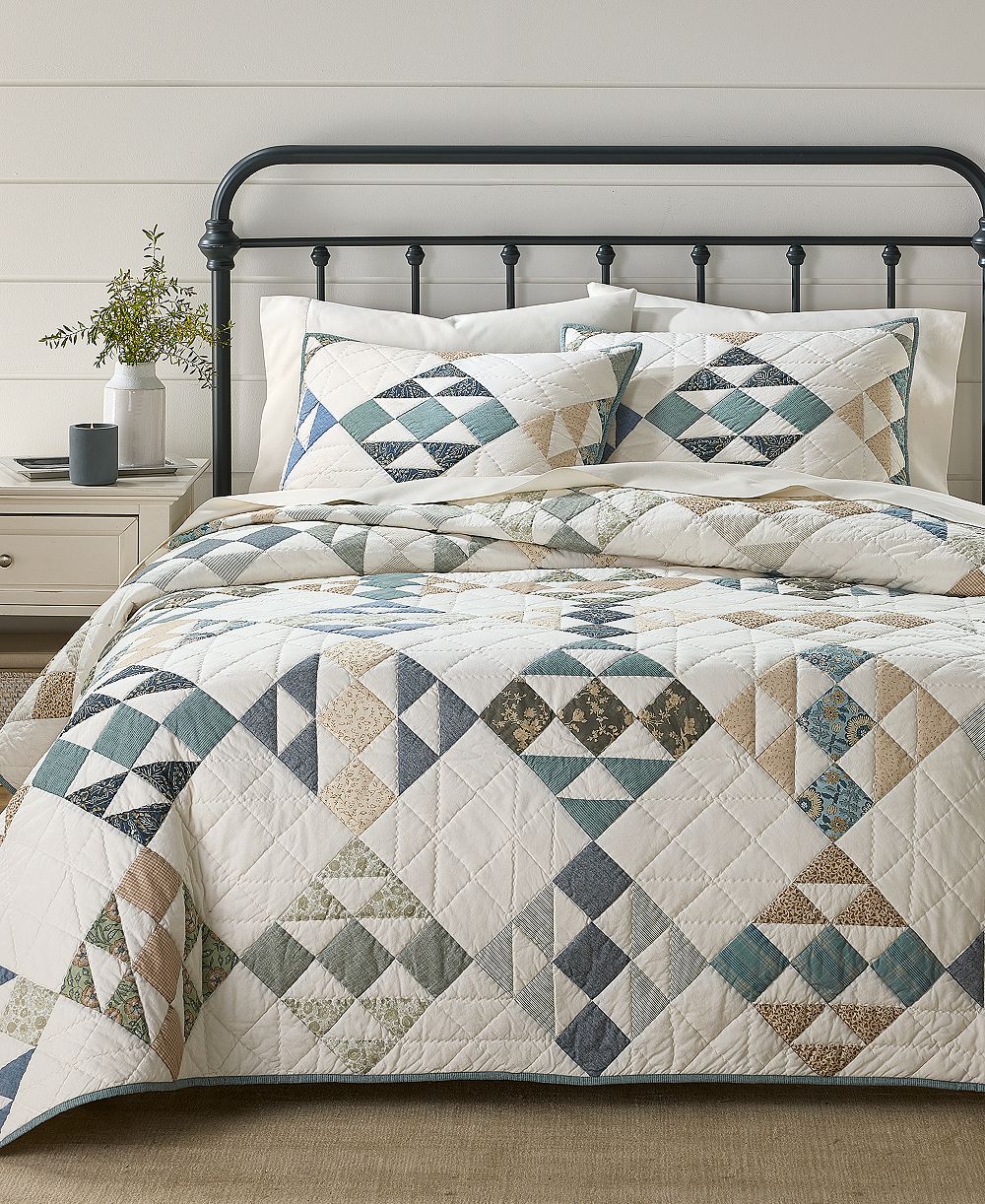 Charter Club Summer Sage 3-Pc. Quilt Set, King, Macy's Exclusive