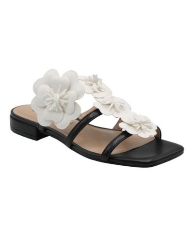 Charles David Women's Caralynn Floral Flat Sandal