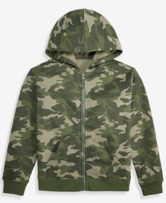 Epic Threads Boys' XS-XL Camo-Print Zip-Up Hoodie, Macy's Exclusive