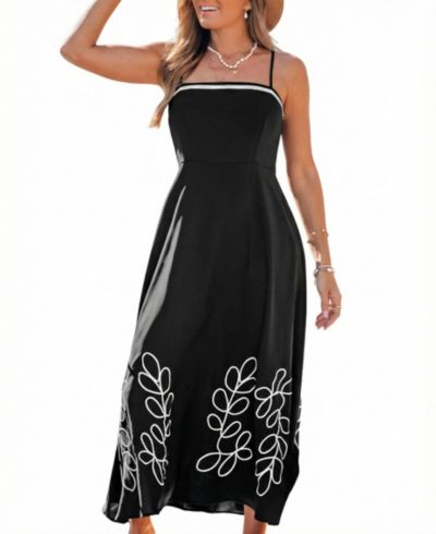 Женское пляжное платье Cupshe Drizzle Abstract Maxi