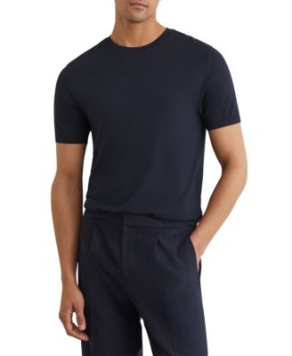 Мужская футболка REISS Chad Cotton-Modal Crew-Neck
