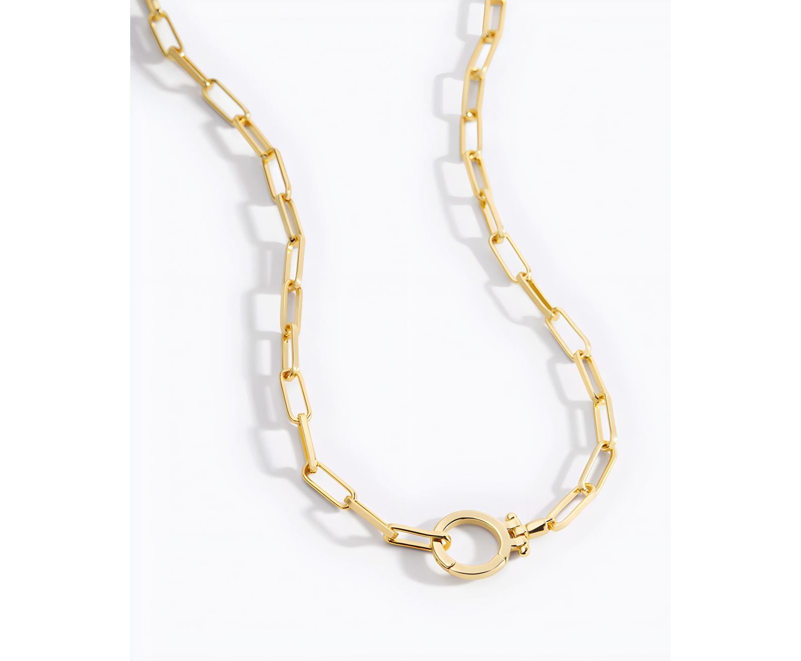 Mint & Lily Mint Paperclip Necklace