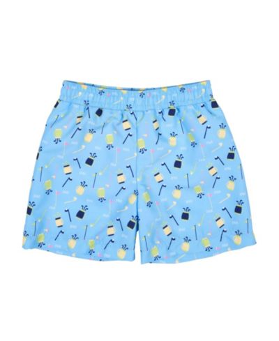 Florence Eiseman Baby Boy Golf Print Swim Trunk