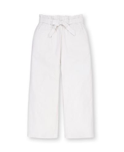 Hope & Henry Toddler Girls Linen Paper Bag Tie-Waist Pant