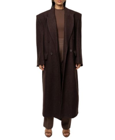 JLUXLABEL Женское двубортное пальто oversize