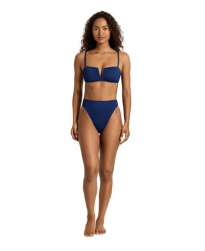 Lauren Ralph Lauren Женские плавки для плавания Saturn High Leg Modern Coverage