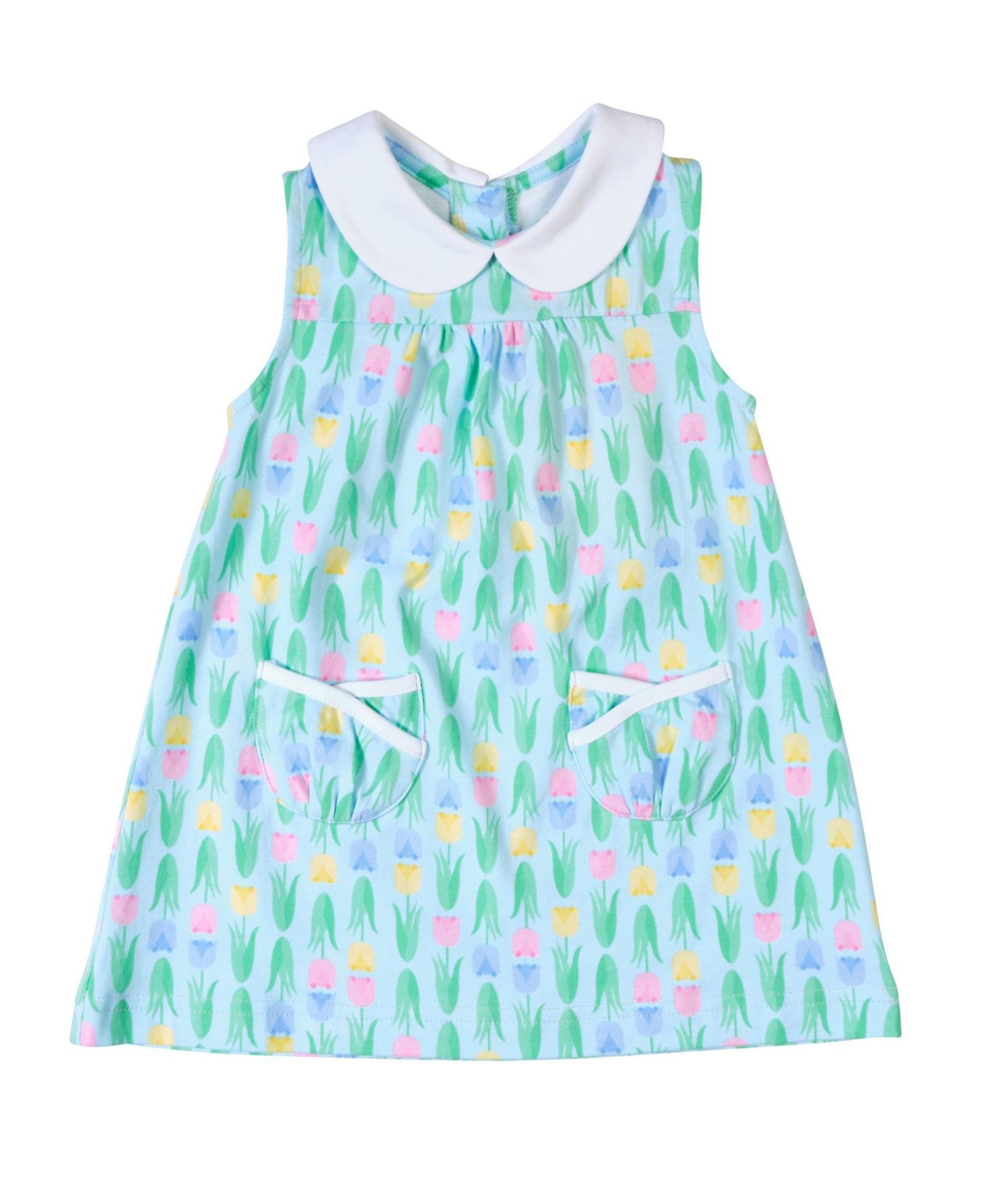 Детское платье Florence Eiseman Baby Girl Printed Knit Tulip Pocket