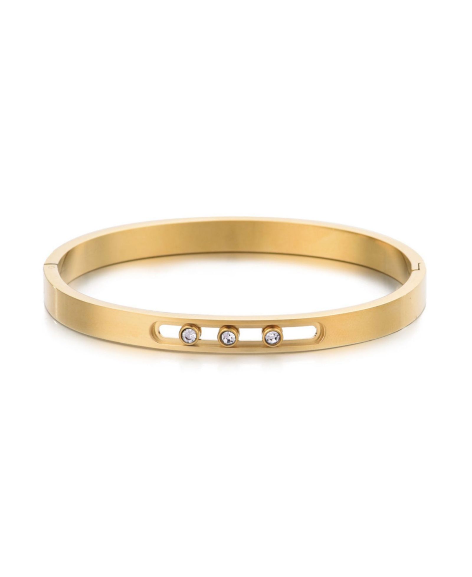 Браслет ADORNIA Tarnish Resistant Gold Beaded Nail Cuff