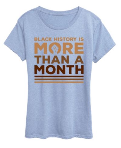 Женская футболка Hybrid Apparel Black History More Than Month Short-Sleeve Graphic