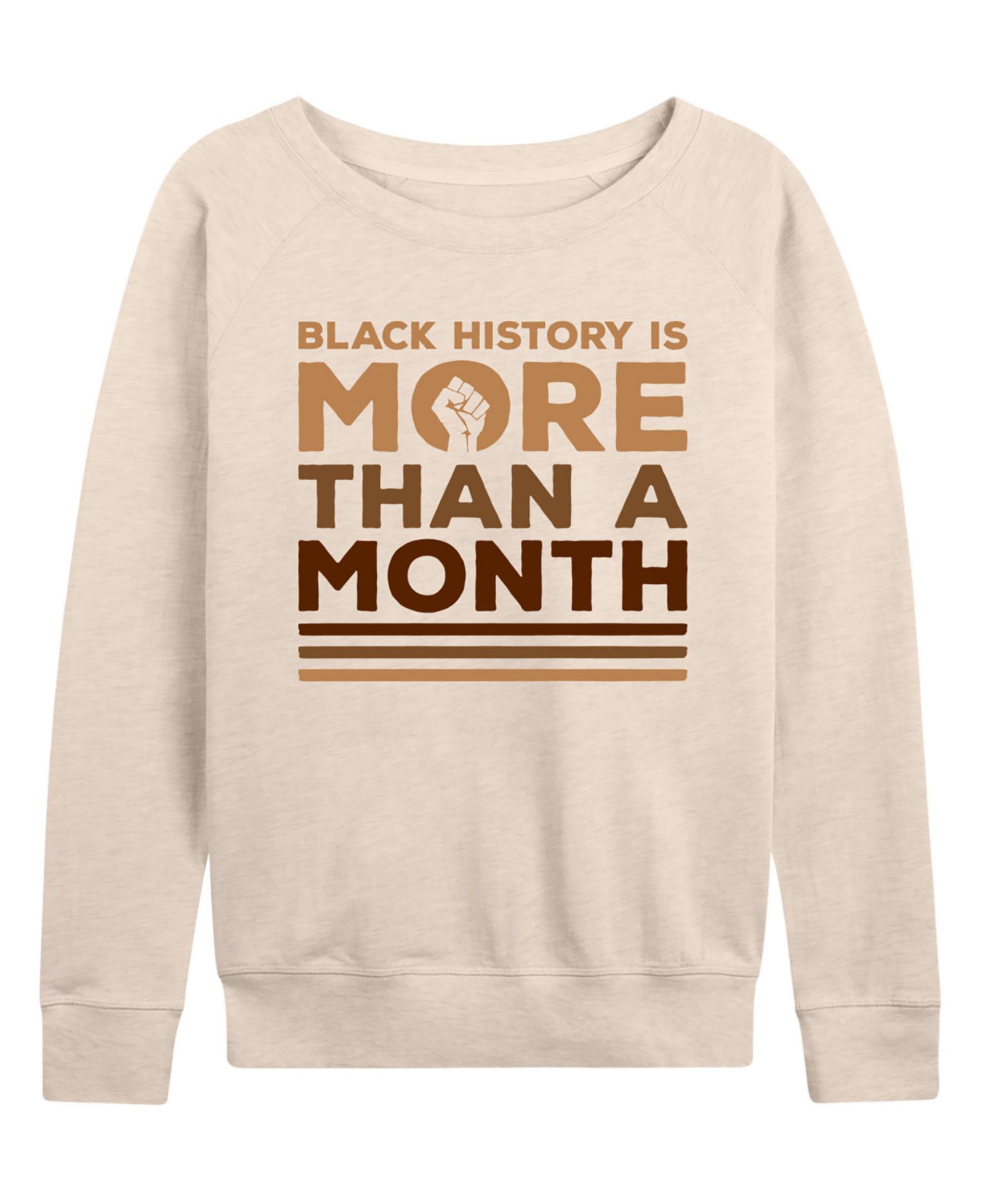 Hybrid Apparel женский лонгслив из французского терри Black History More Than Month