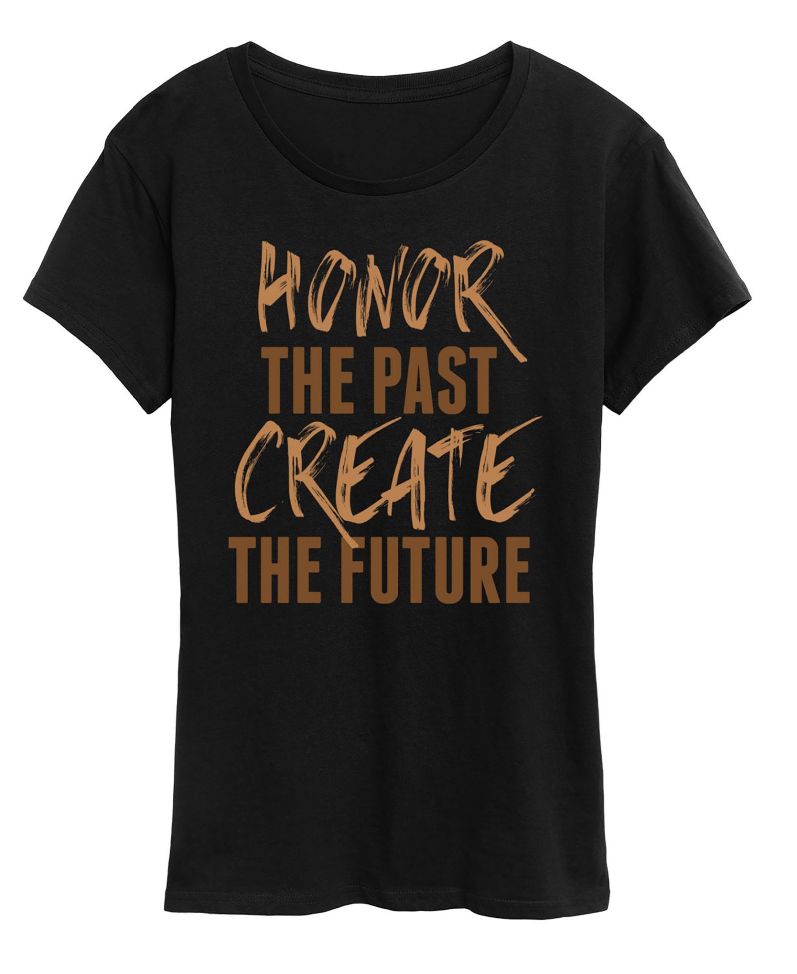 Женская футболка Hybrid Apparel Instant Message Honor The Past Create The Future с принтом
