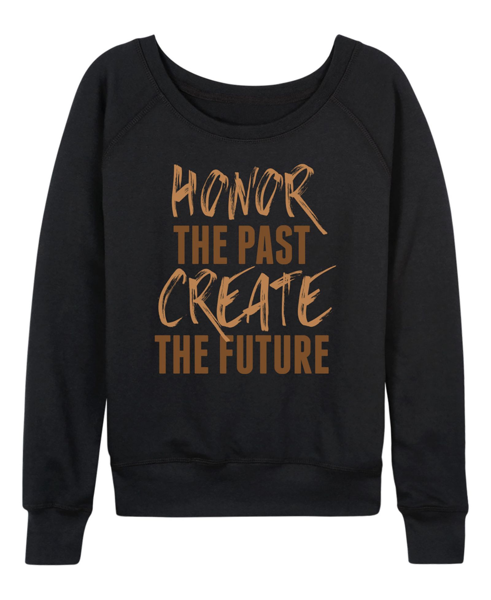 Женская футболка Hybrid Apparel Instant Message Honor The Past Create The Future French Terry Long-Sleeve