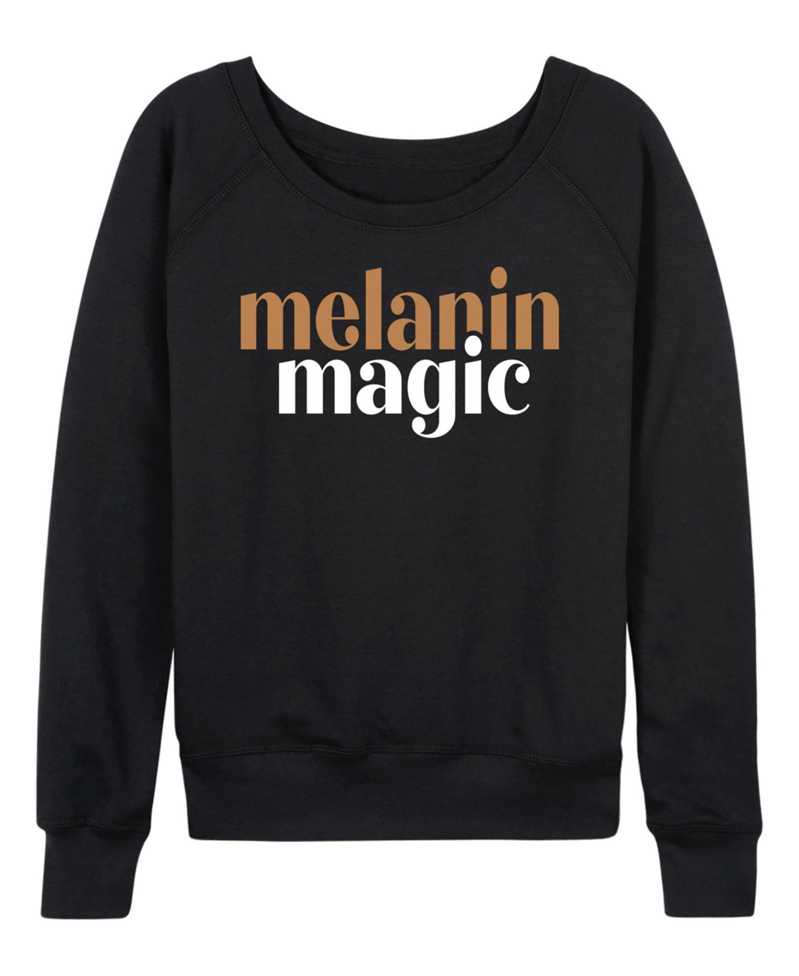 Hybrid Apparel Женский Instant Message Melanin Magic French Terry Long-Sleeve T-Shirt
