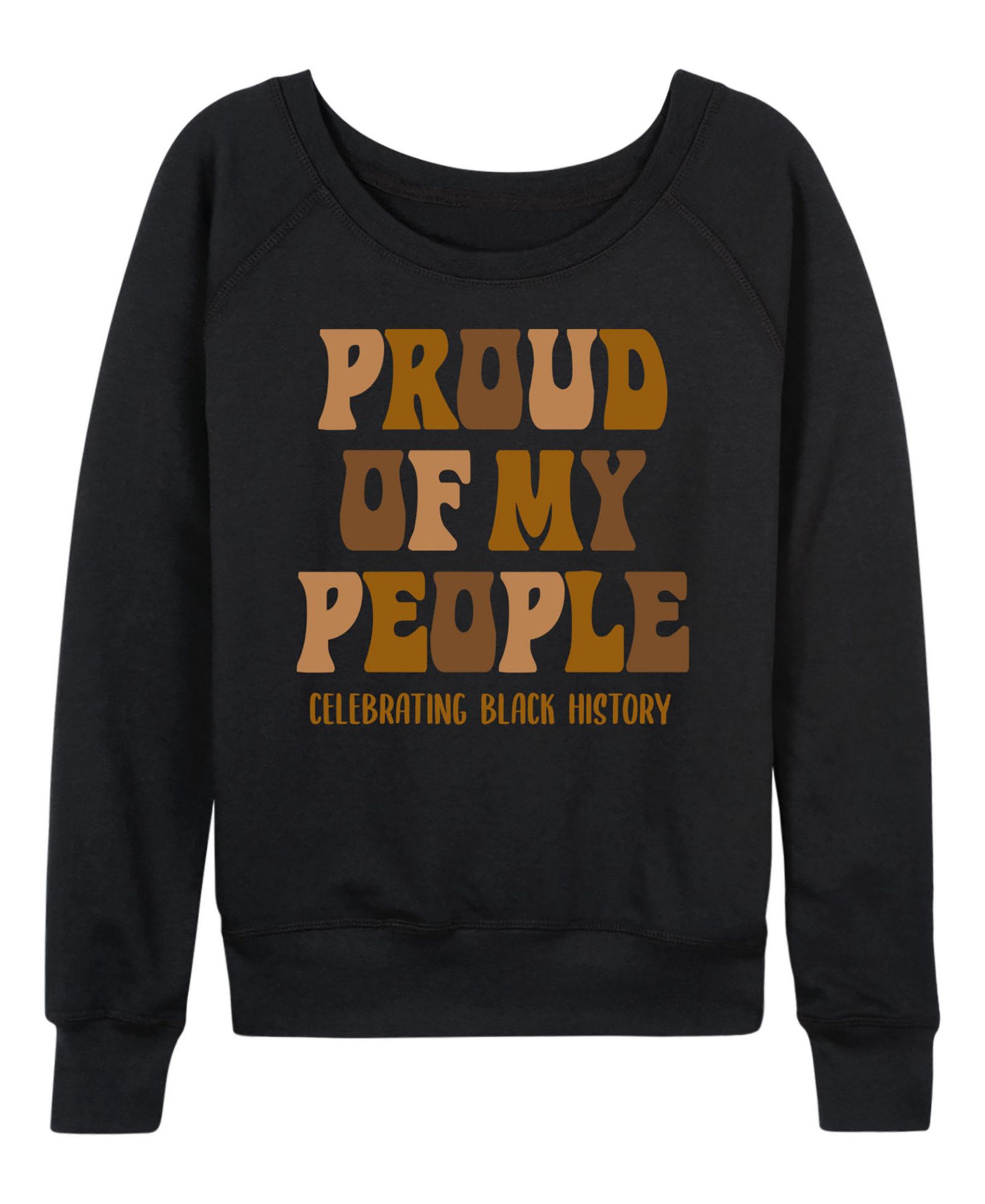 Женская футболка Hybrid Apparel Instant Message Proud Of My People French Terry Long-Sleeve