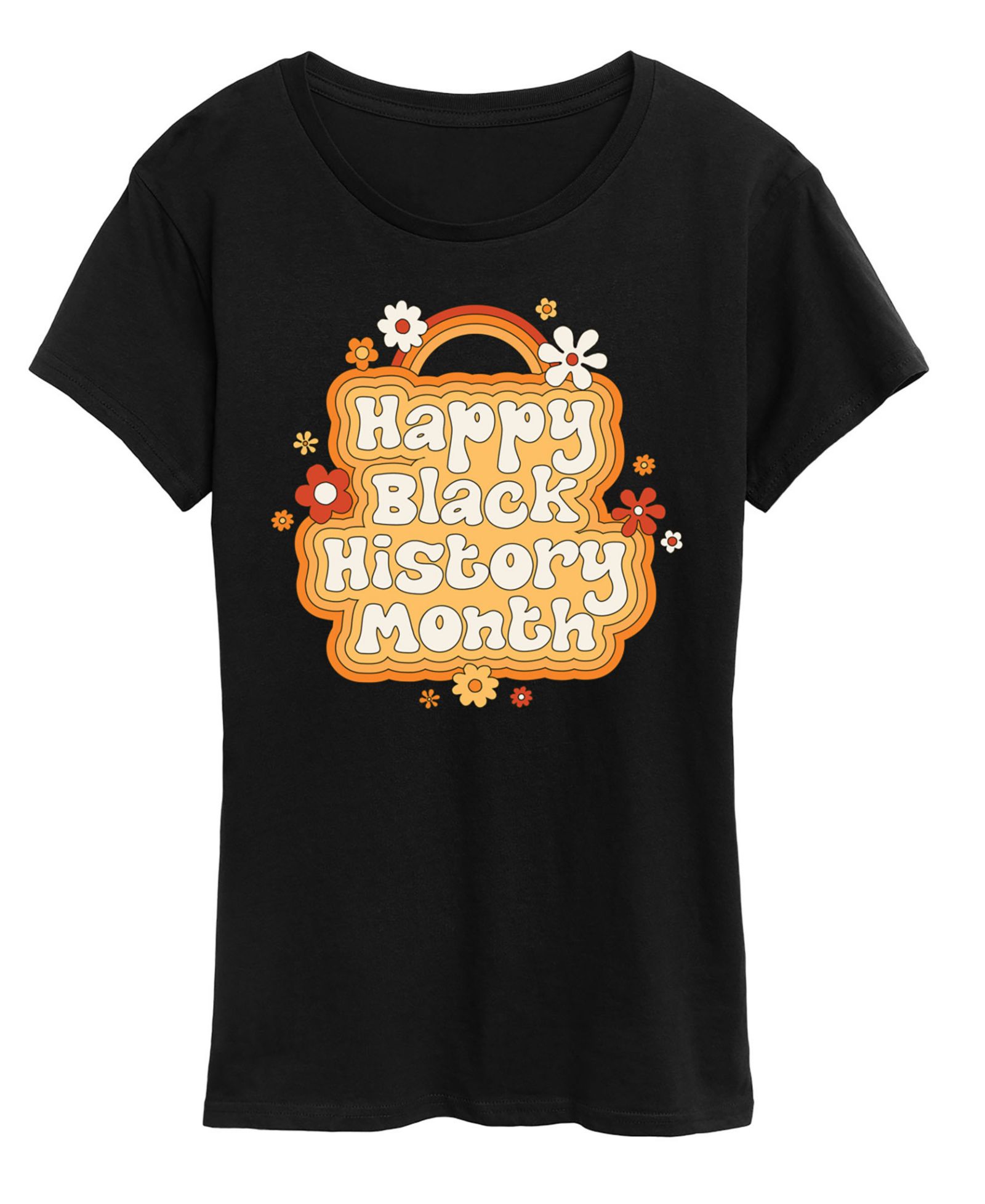 Hybrid Apparel Женская футболка с графическим принтивом Black History Month