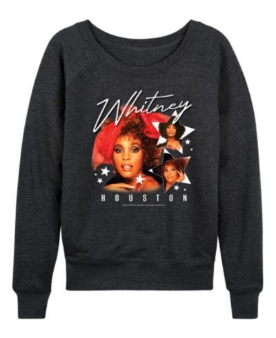 Женская футболка Hybrid Apparel Whitney Houston Stars French Terry Long-Sleeve