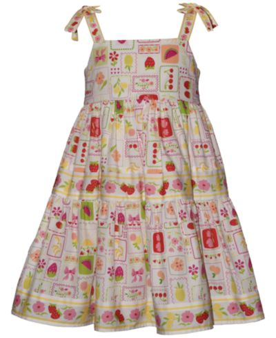 Bonnie Jean Girls' 2T-6X Tile Printed Dress