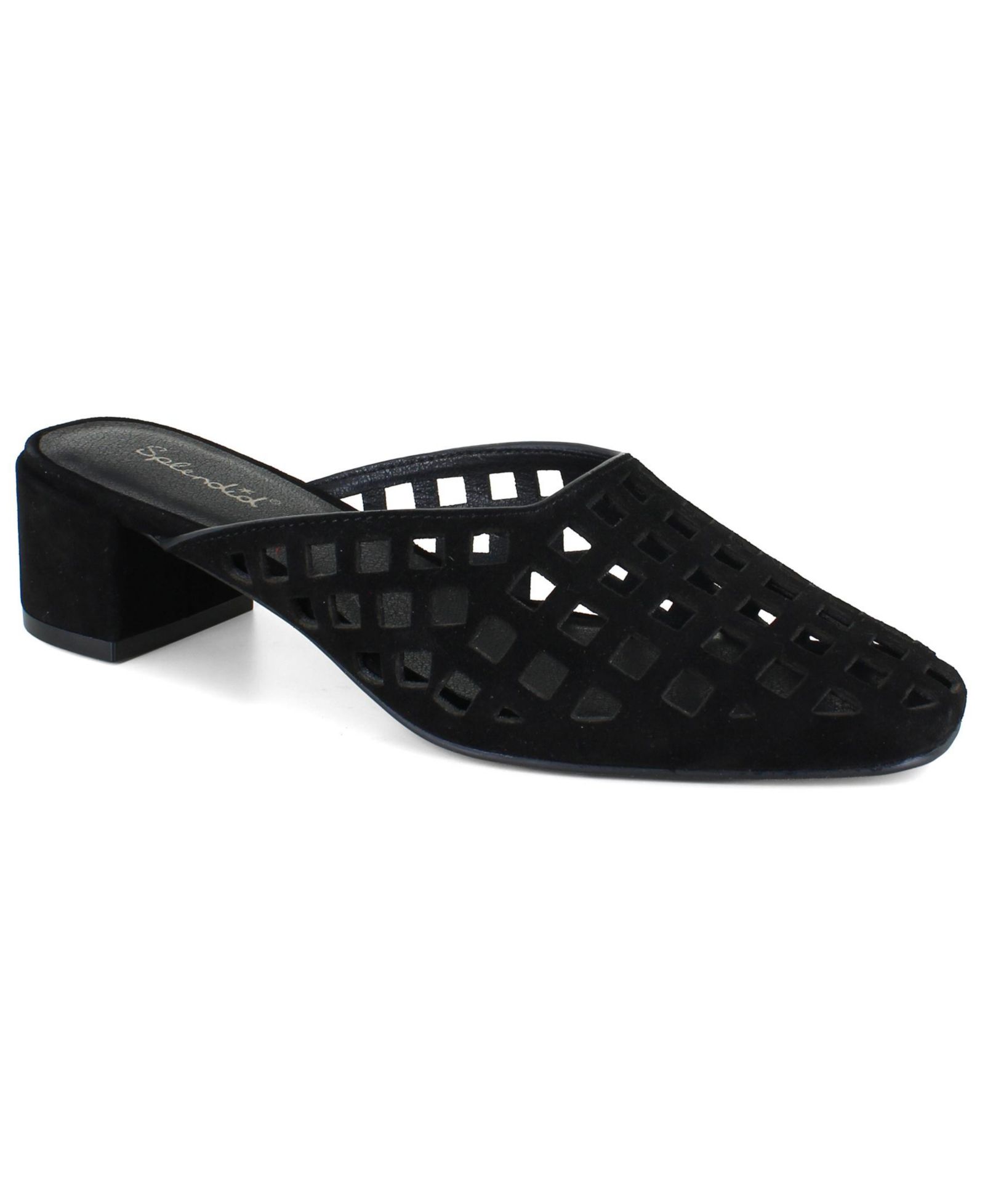 Splendid Women's Ria Heeled Laser Cut Mule