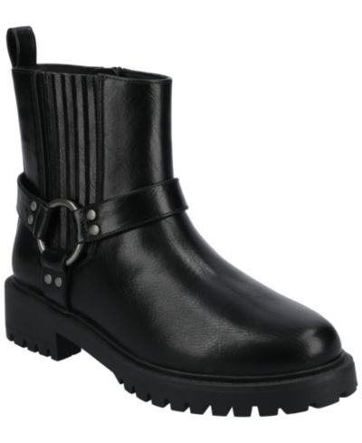 Женские ботинки Journee Collection Kalistah Round Toe Casual Comfort Moto