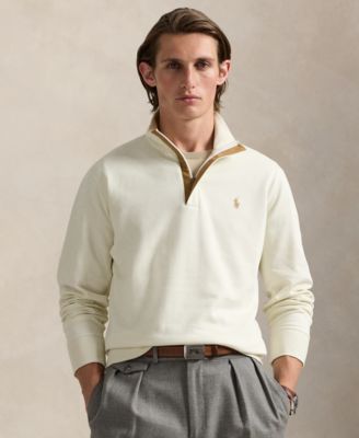 Polo Ralph Lauren Мужской Luxury Jersey Quarter-Zip Pullover Sweater