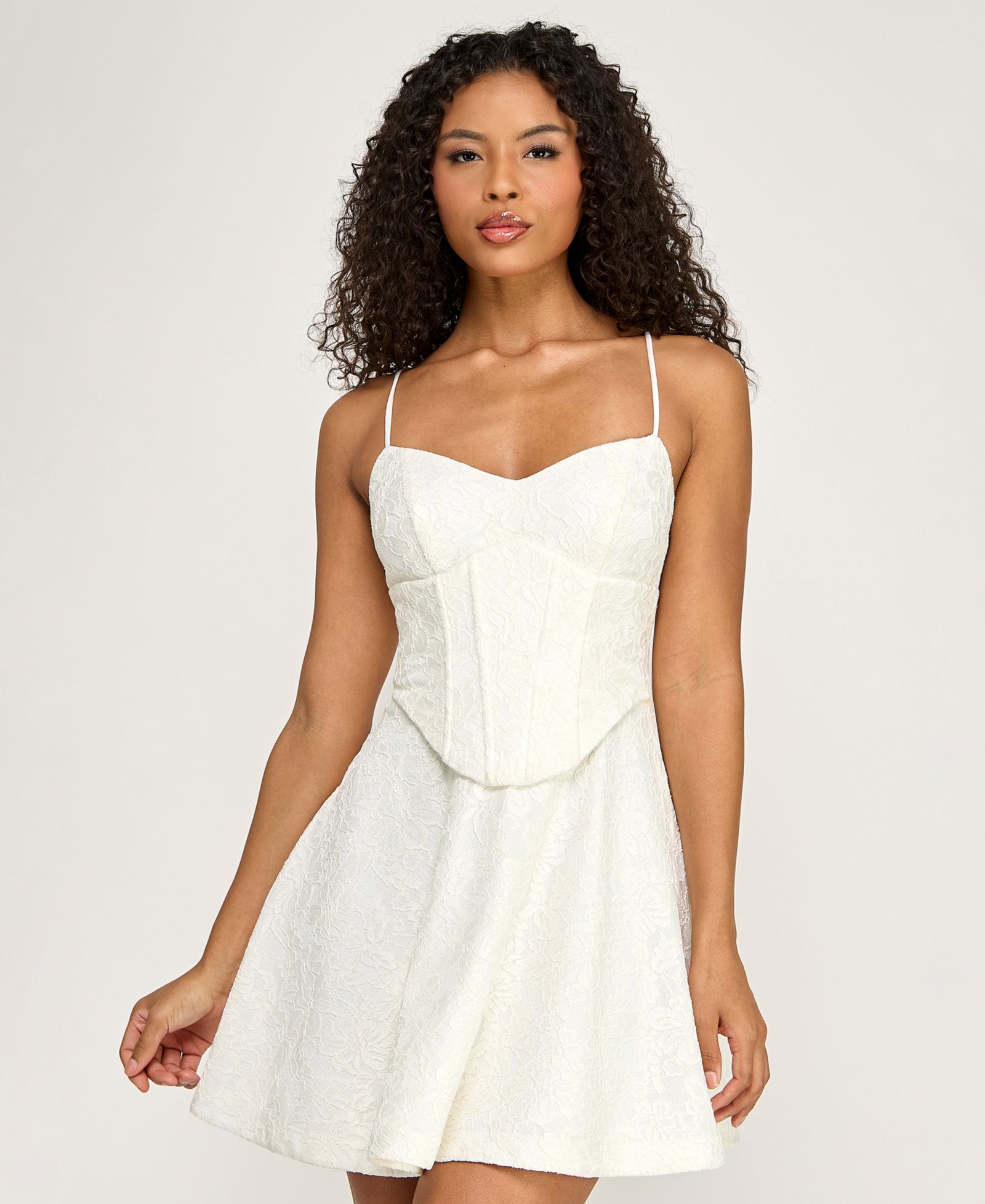Детское корсетное платье SENI & CADE Sweetheart Neck Lace