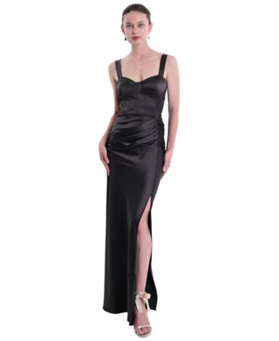 Marchesa Notte Женское вечернее платье с корсетным лифом и бретелями
