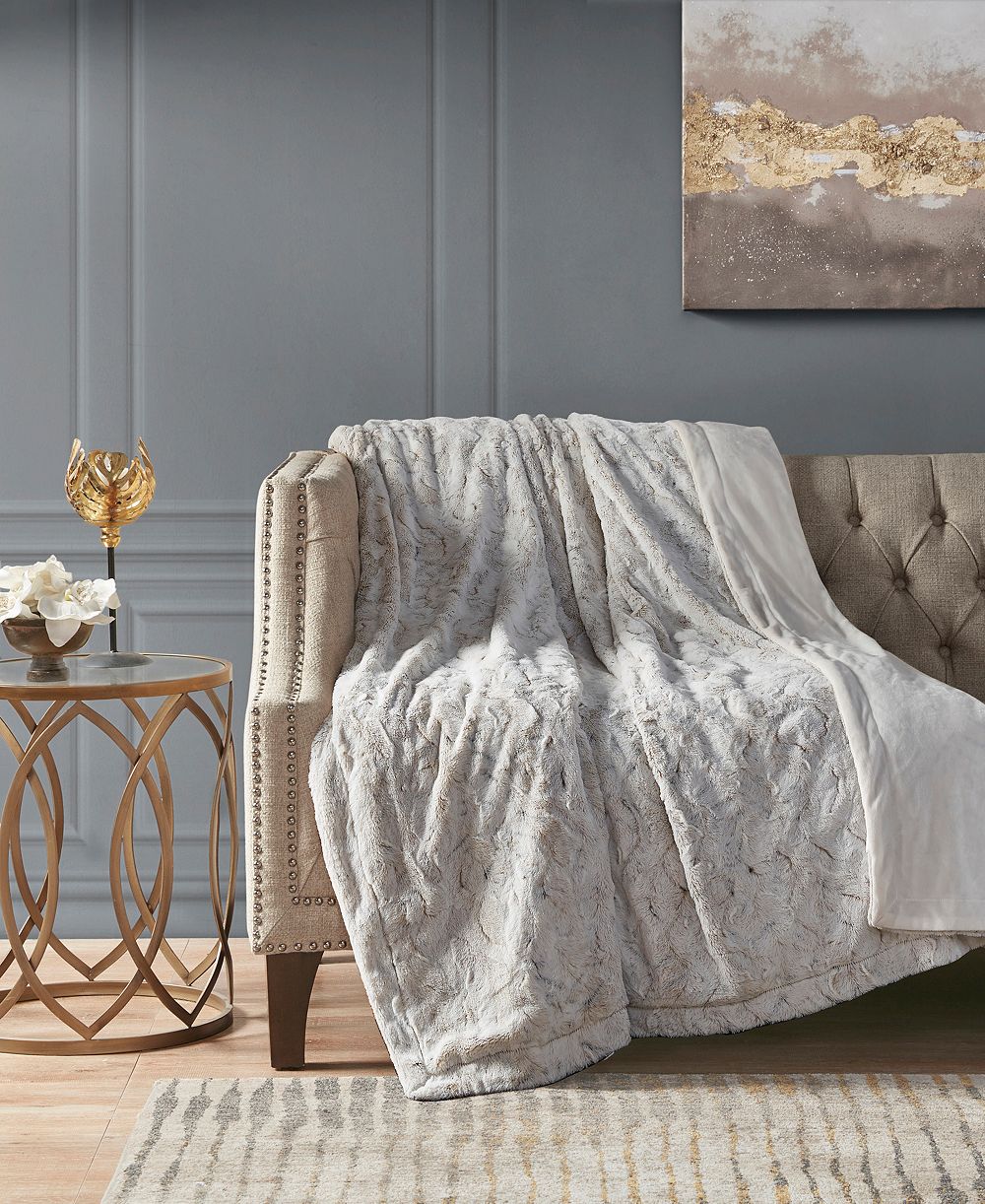 Плед Madison Park Zuri Faux-Fur 50" x 60"