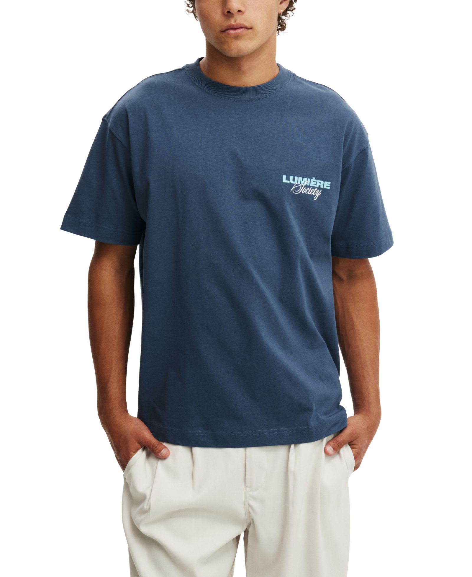 COTTON ON Men's Relaxed-Fit Crewneck T-Shirt