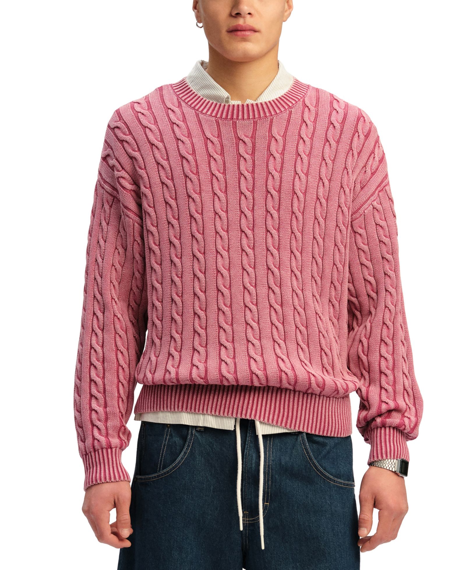 COTTON ON Men's Regular-Fit Crewneck Knit Sweater