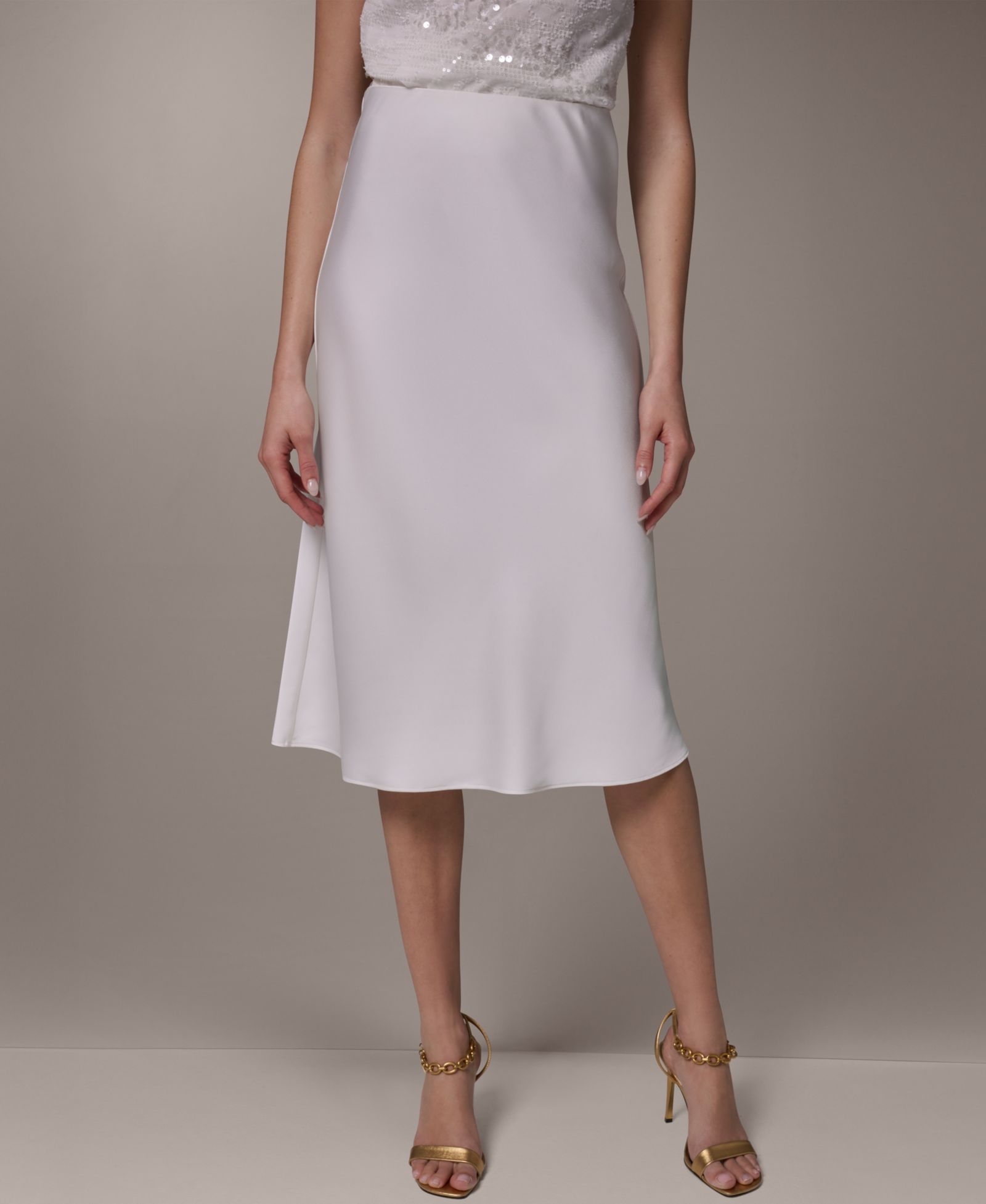 Donna Karan New York Women's Bias Midi Skirt