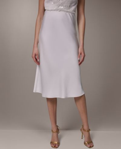 Donna Karan New York Women's Bias Midi Skirt