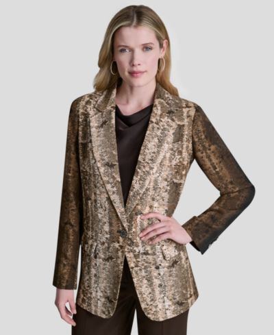 Женский блейзер DKNY Printed Long-Sleeve
