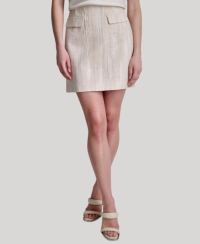 DKNY Women's Straight-Fit Mini Skirt