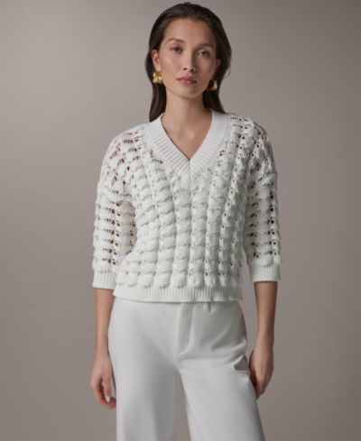 Donna Karan Weekend Women's V-Neck Sweater