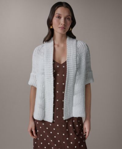 Donna Karan Weekend Women's Drop Shoulder Cardigan