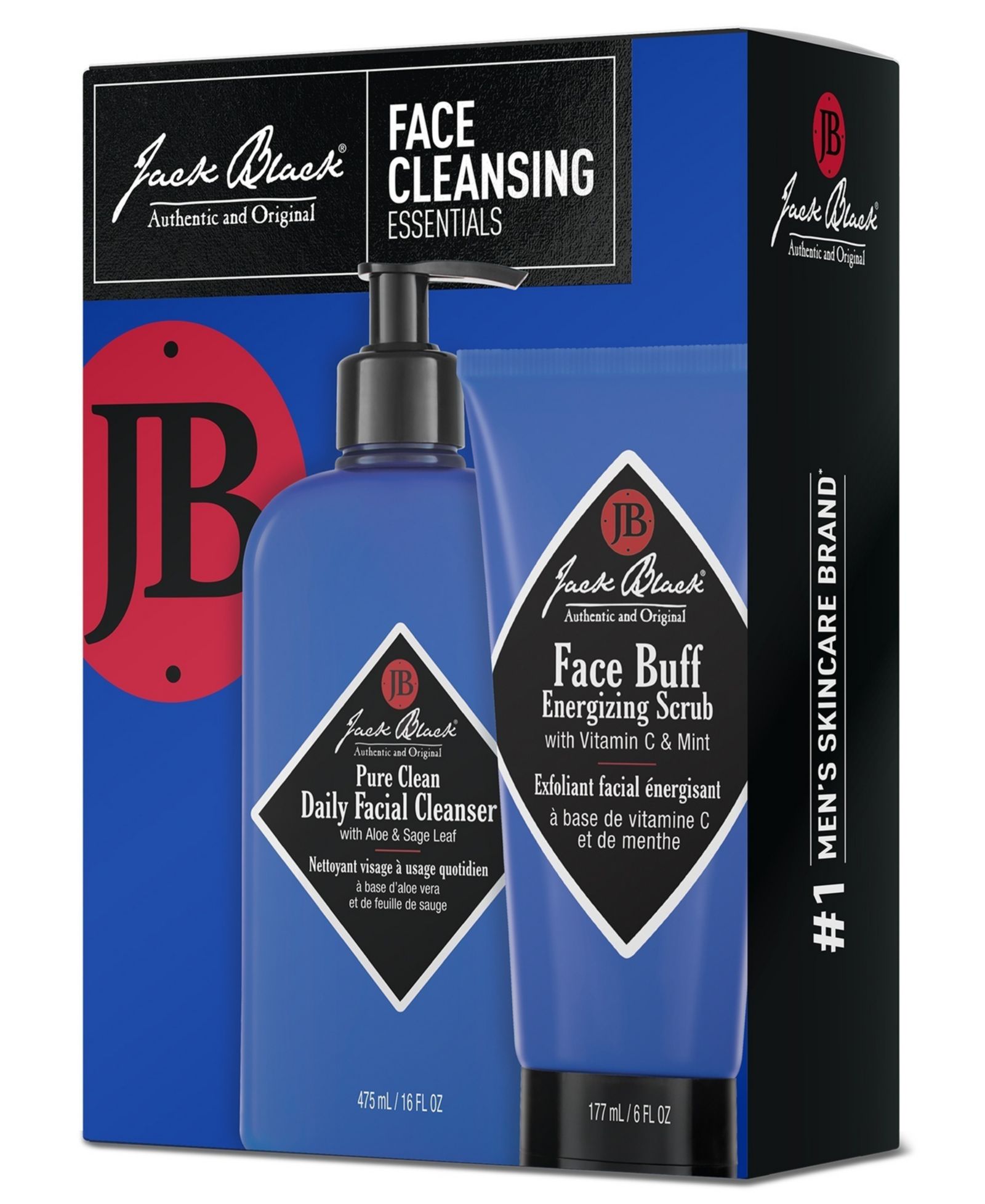 Jack Black 2-Pc. Men's Face Cleansing Essentials Set