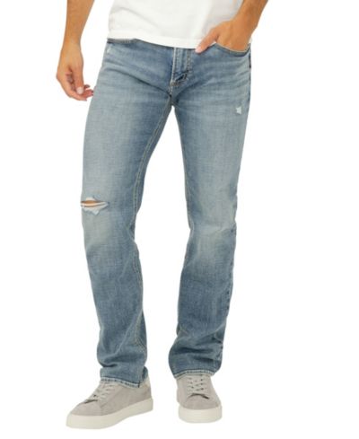 Silver Jeans Co. Men's Allan Slim-Fit Straight-Leg Luxe Heritage Jeans
