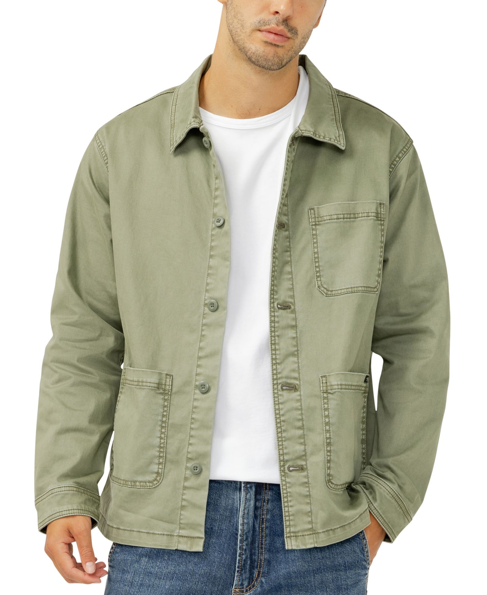 SILVER JEANS CO. Essential Twill Chore Jacket