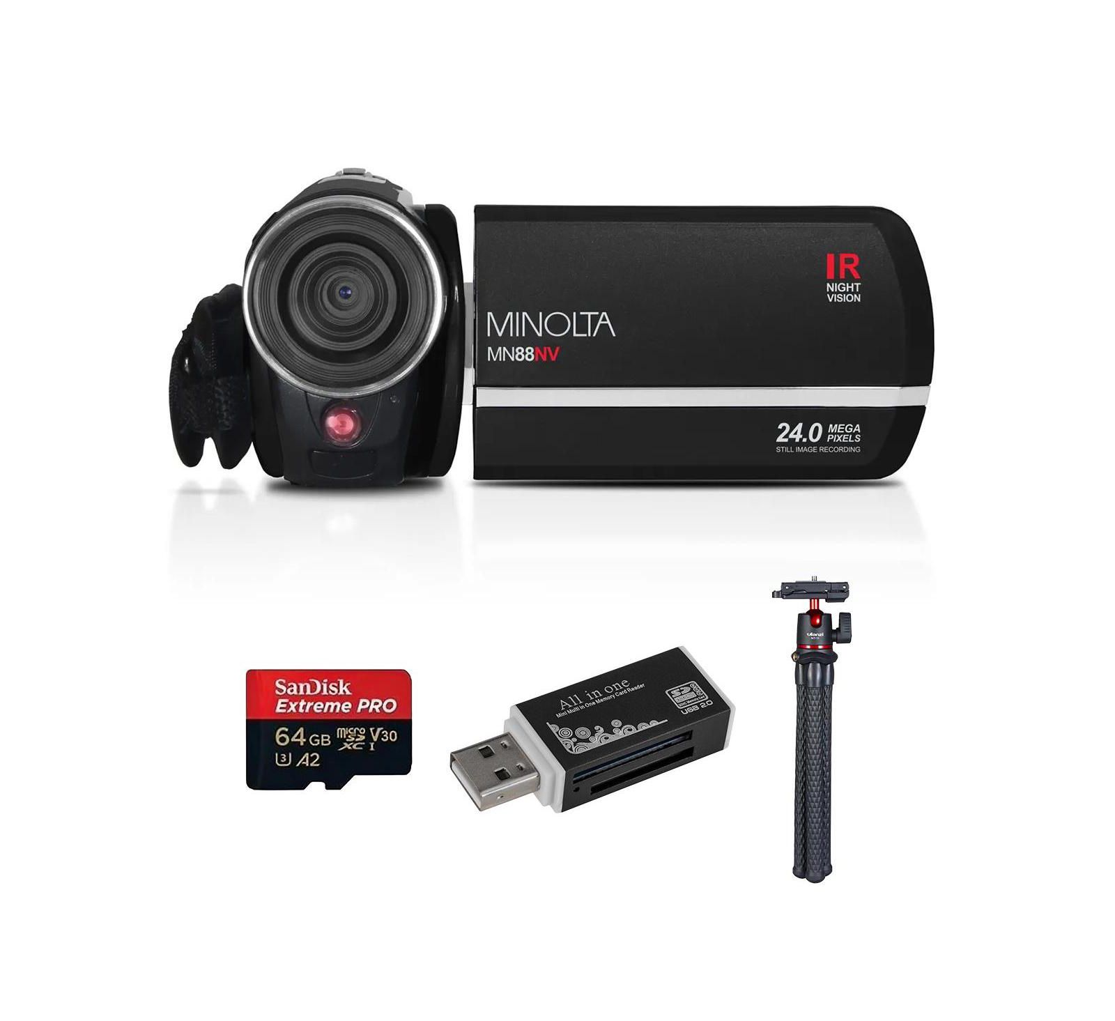 Minolta MN88NV 24MP Full HD Night Vision Camcorder