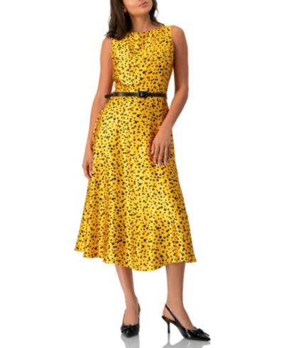 Женское платье Ivonne Polka Dot A-Line Midi